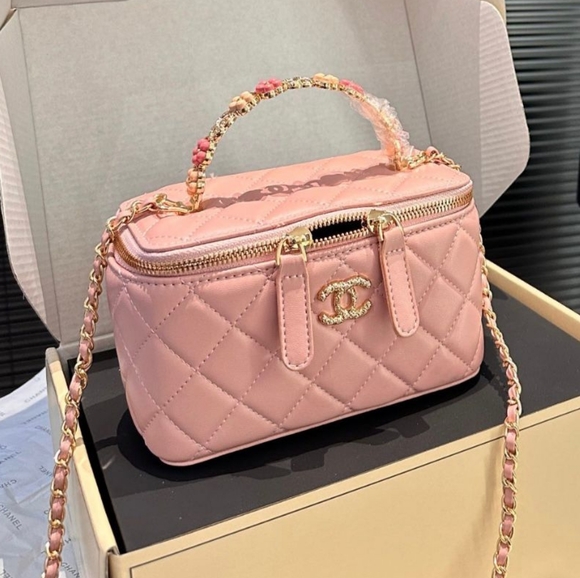 Small Pink designer bag